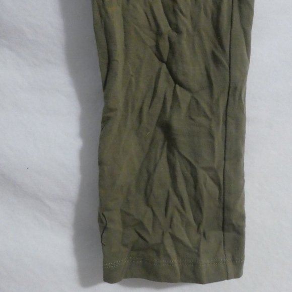 AQUA ROSE | small | Casual Olive Green Leggings - Picture 9 of 16